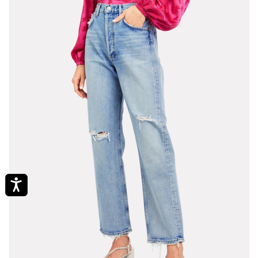 nwot AGOLDE 90's Ultra High-Rise Jeans